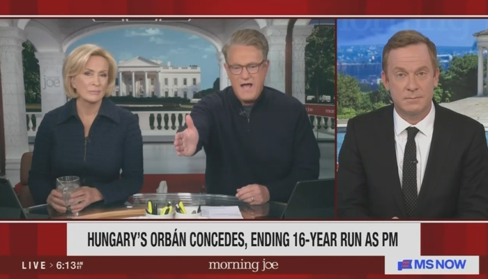 Orban Loses, Joe Scarborough Sneers at ‘Crayon Book’ Conservatives