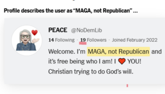 LOL: New York Times Hypes TINY Truth Social Accounts to Warn of MAGA Exodus