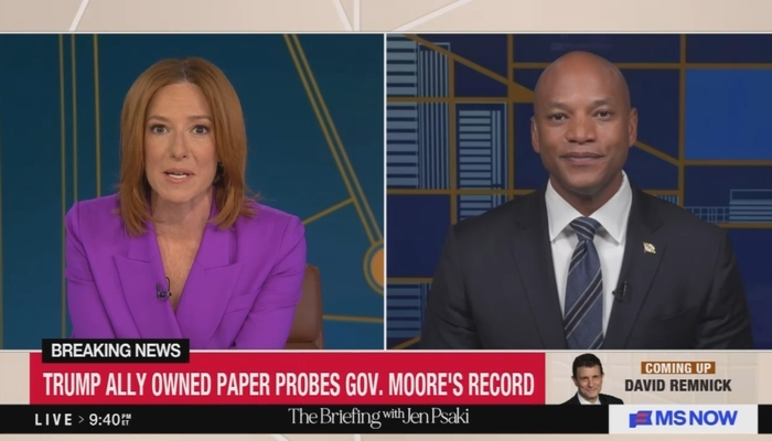 Jen Psaki Assists Wes Moore in Trashing Any Probe Into His Life-Story Lies
