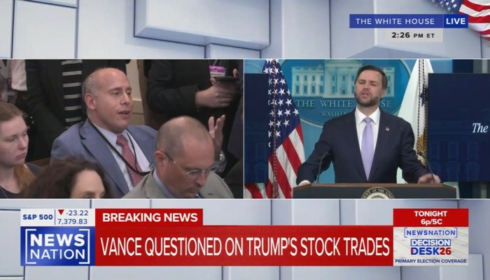 WATCH: Vance Takes on Liberal White House Press, Dismantles Long-Winded Hot Takes