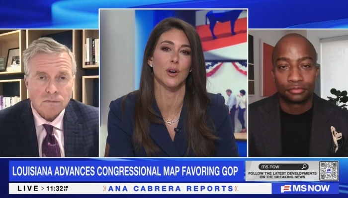 MS NOW Flips Out Over Redistricting by Louisiana GOP