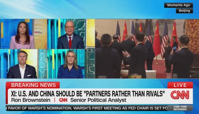 CNN’s Brownstein Ties China Summit & Iran War to Minnesota ICE Unrest