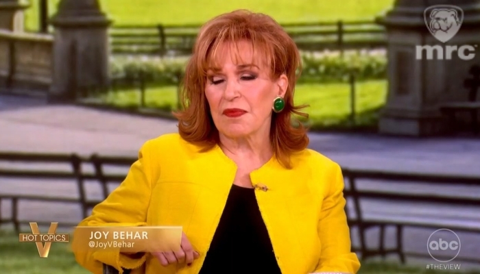 The View Claims Biden Never Fell Asleep, Doctored NewsBusters X Post