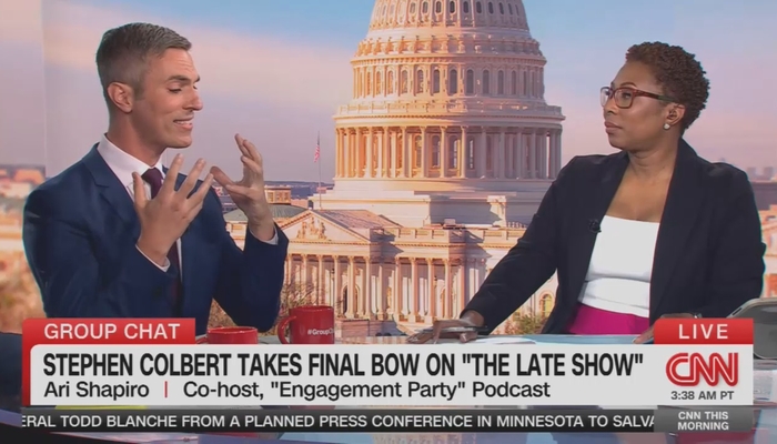 CNN Has an NPR Reunion as They Bizarrely Celebrate Colbert as Rare 'Gentleman' of TV