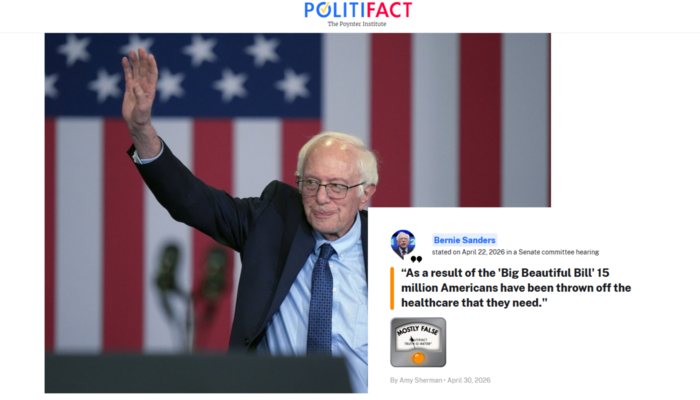 SURPRISE! PolitiFact Finally Tags a Democrat 'False' in 2026, and Trump Gets a 'Mostly True'