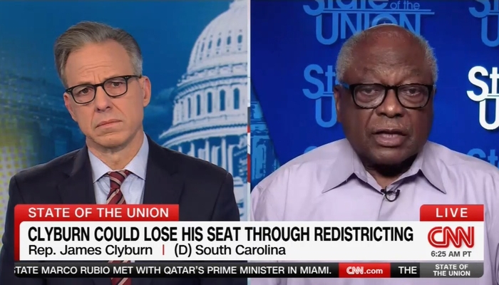Jake Tapper Sets Up Clyburn to Unload Jim Crow Metaphors on Top Court