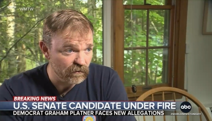 ABC Finally Covers Platner’s ‘Firestorm of Controversy,’ Put Dems ‘In Quite a Bind’