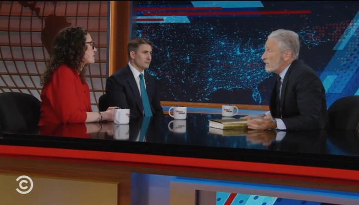 Stewart Wonders If Trump Thinks America Too Small Him