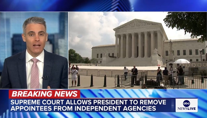 ABC Whines SCOTUS Case Allows Trump to ‘Stick His Fingers in’ ‘Independent’ Agencies