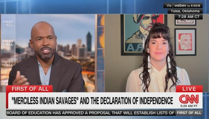 Happy Fourth! CNN Highlights 'Slur' Against Indians in Declaration of Independence