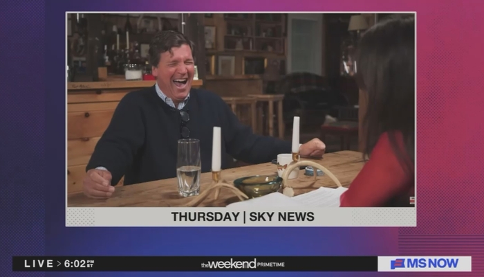 MS NOW Uses Cackling Carlson To Proclaim Political 'Obituary' for Trump, MAGA