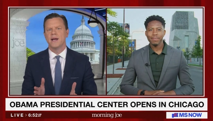 Morning Joe Fawns Over 'Jubilant' Obama Center Opening