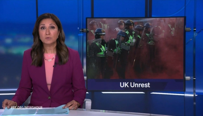 PBS Dismisses Woke-Police Atrocity in UK by Focusing on 'Far Right' Protests