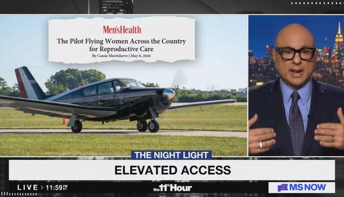 MS NOW's Ali Velshi Cheers Free Plane Trips to Get Abortions