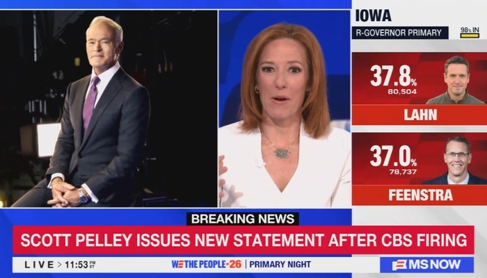 ‘BS’: MS NOW Election Night Coverage Becomes a Scott Pelley CBS Eulogy