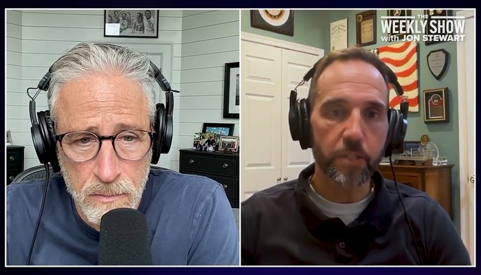 Stewart Gushes After Interviewing Jack Smith: 'Those Guys Have Balls'