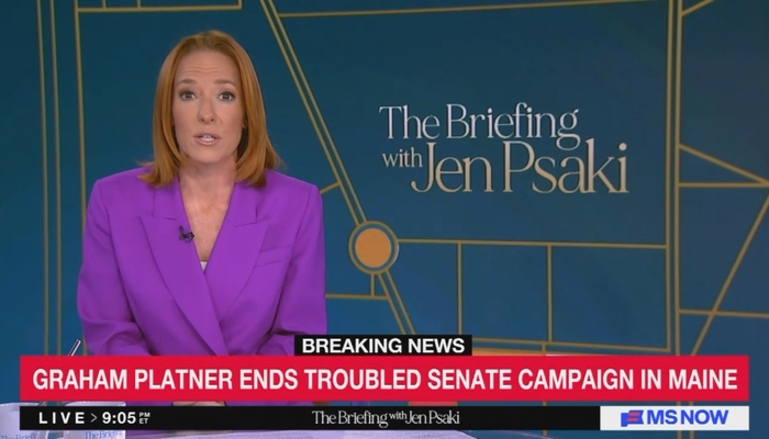 Jen Psaki Reverses Course On Platner After Withdrawal