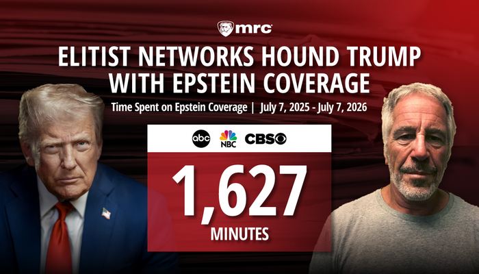 Colossal Obsession: Networks Spend Over 27 Hours in One Year Hyping Epstein Files