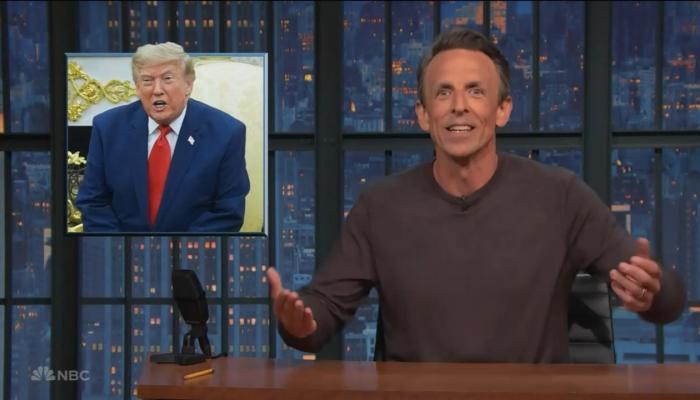 Meyers Falsely Accuses Trump Of Publicly Announcing War Crimes