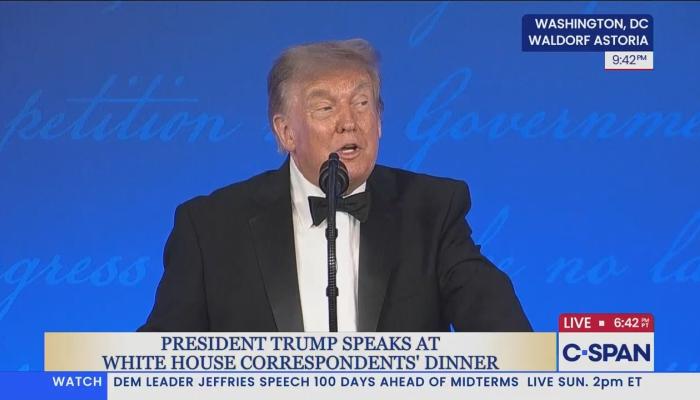Here Are the Big Moments From the Rescheduled White House Correspondents’ Dinner