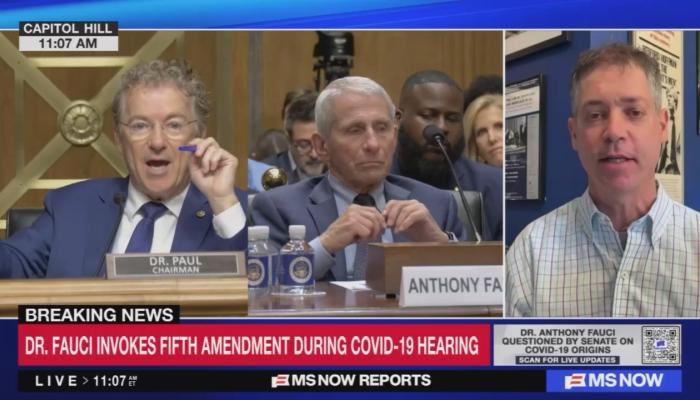 MS NOW Accuses GOP Of Running 'A Show Trial' At Fauci Hearing