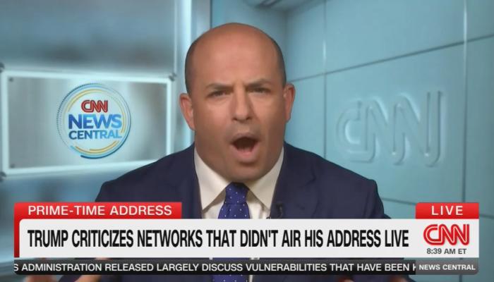 Stelter: Networks Skipped Live Trump Speech to Be 'Reality-Based and Truth-Based'