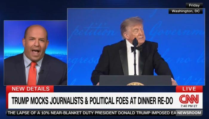 INEVITABLE: Brian Stelter Whines Over Trump’s Nerd Prom Speech
