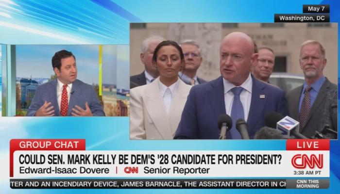 Bor-ing! CNN Dumps on Sen. Mark Kelly’s Presidential Prospects in 2028