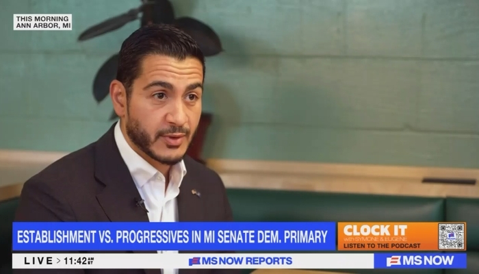 MS NOW Downplays Michigan Senate Candidate’s Radical Policies