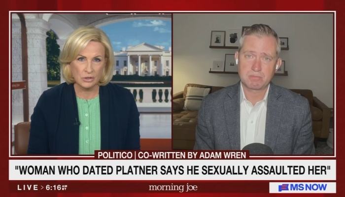 'Due Process': Brzezinski Combatively Questions Details of Platner Rape Allegation
