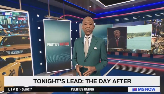 MS NOW's Sharpton Uses Nazi Slogan 'Blood And Soil' To Describe Trump Vision For America