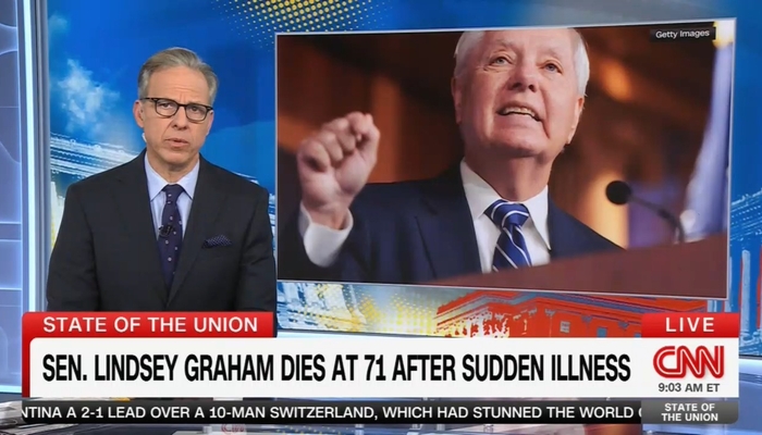Jake Tapper’s Coverage of Lindsey Graham’s Death is Tainted by TDS