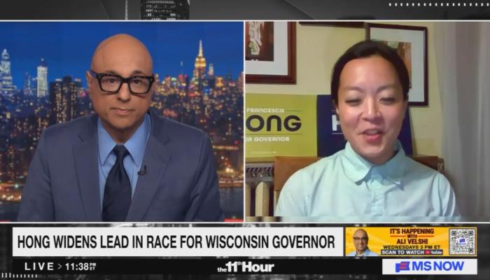 Ali Velshi Plots Strategy With Wisconsin DSA Gubernatorial Candidate