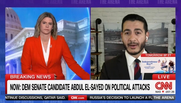 Cnns Hunt Presses Michigan Democrat Abdul El Sayed Israel