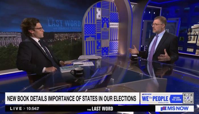 MS NOW Claims Trump Wants To 'Take Over' Elections To 'Become a King'