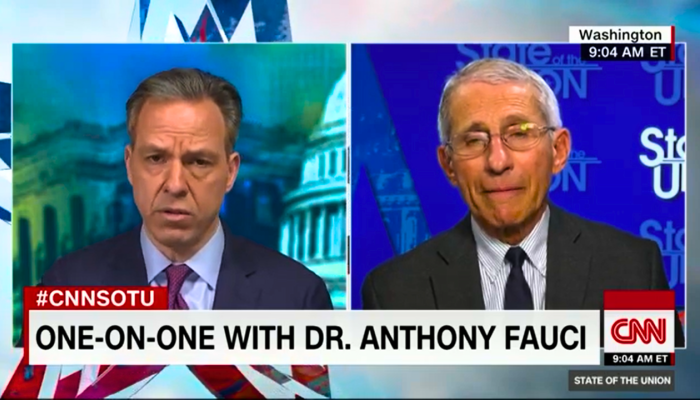 CNN Publishes Tapper-Free Story About Fauci's Diary