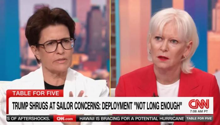 Cable Journalists Abruptly Develop Empathy Service Members Sea