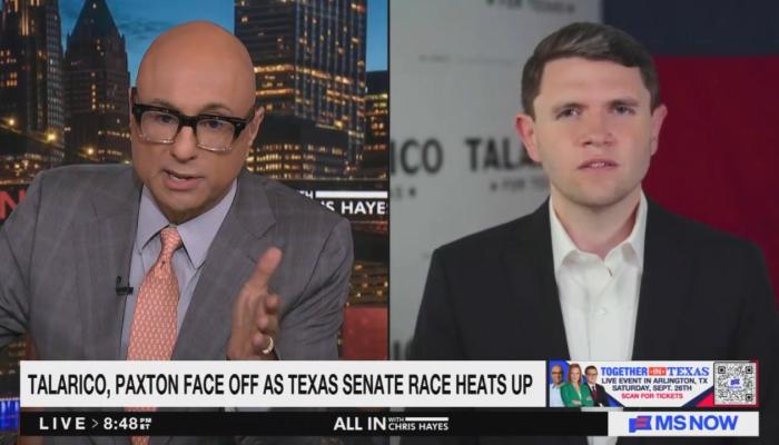 Velshi Finds It Odd GOP Is Pointing Out Talarico's Wacky Views