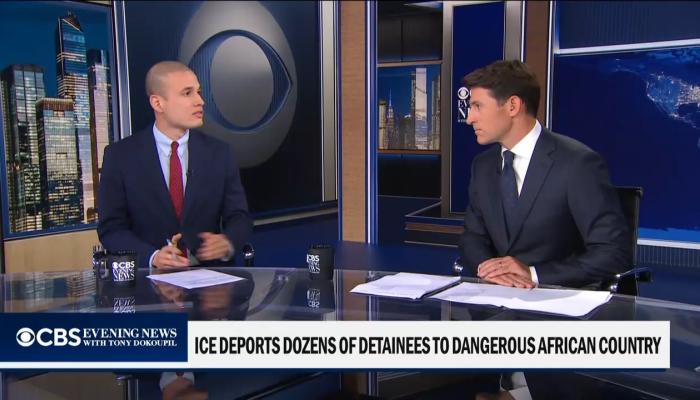 CBS Frets Over Deportations to Africa, Changes at Pentagon Newspaper