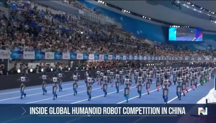 Networks Highlight World Humanoid Robot Games in China , Downplay Concerns