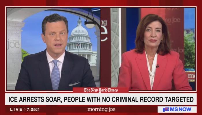 Flat Out Lie Ms Now Lets Hochul Claim Trump Promised Only Deport