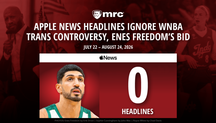 Apple News Sidelines Headlines on WNBA Trans Controversy , Enes Freedom