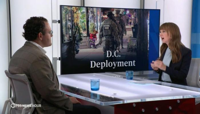 PBS News Hour Pours Cold Water on Trump's D.C. Crime Drop: 'That's Expensive'