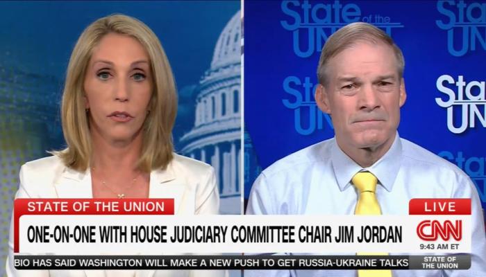 CNN's Bash Repeatedly Interrupts Jim Jordan to Embarrass Him on 'Anti-Weapoonization' Fund