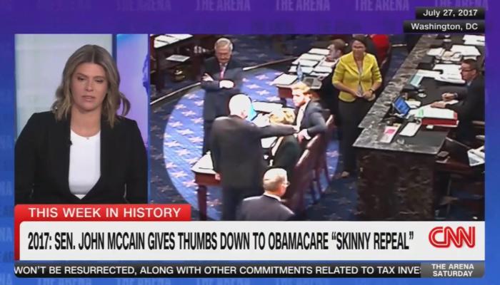 CNN's Kasie Hunt Touts McCain Pro-Obamacare Vote in 2017, Marc Short Says He Lied to Trump