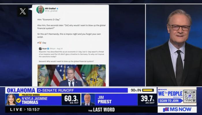 MS NOW Blowhard Falls for Iranian Propaganda Ghostwritten in the U.S.