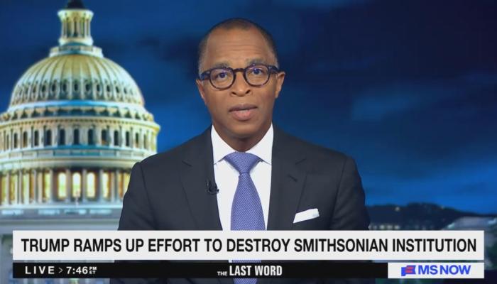newsbusters.org - Alex Christy - Capehart Claims Trump's Smithsonian Battle Is About Destroying 'Our Democracy