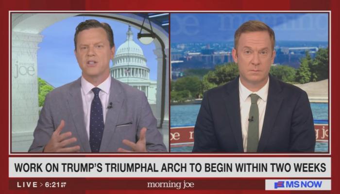 'An Obscenity, Grotesque’: Morning Joe Plots Toppling Trump's Arch