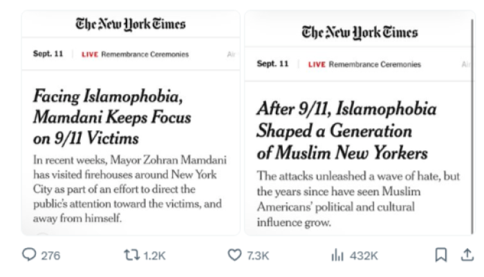 Ugh New York Times Publishes Two Islamophobia Stories 911