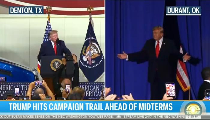 NBC Joins Network-Wide Pile-on Hyping ‘Struggling’ Trump, GOP Ahead of Midterms